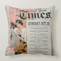 "Läs New York Times" (färglithoen)