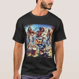 Las notas musicales, Camiseta musical, para musico T Shirt
