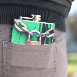 Lås- och kolv fickplunta