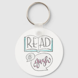Läs och pensel nyckelring
