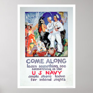 Läs och se något i flottan (US02315) Poster