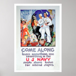 Läs och se något i flottan (US02315) Poster