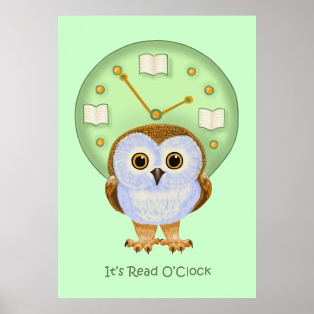 Läs O'Clock Poster (Framsidan)