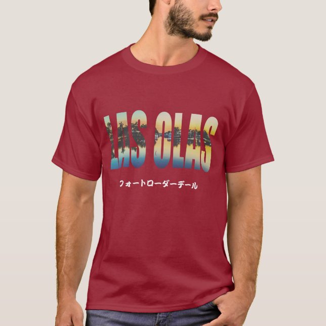 Las Olas, Fort Lauderdale T Shirt (Framsida)