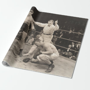 Läs om att räkna över boxare i ringboxning, vintag presentpapper