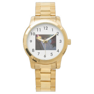 Läs ordklockan armbandsur