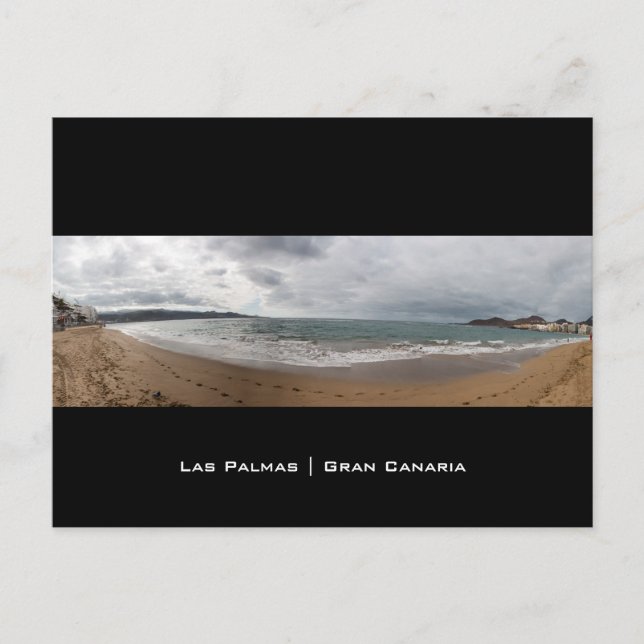 Las Palmas Beach Vykort (Framsida)