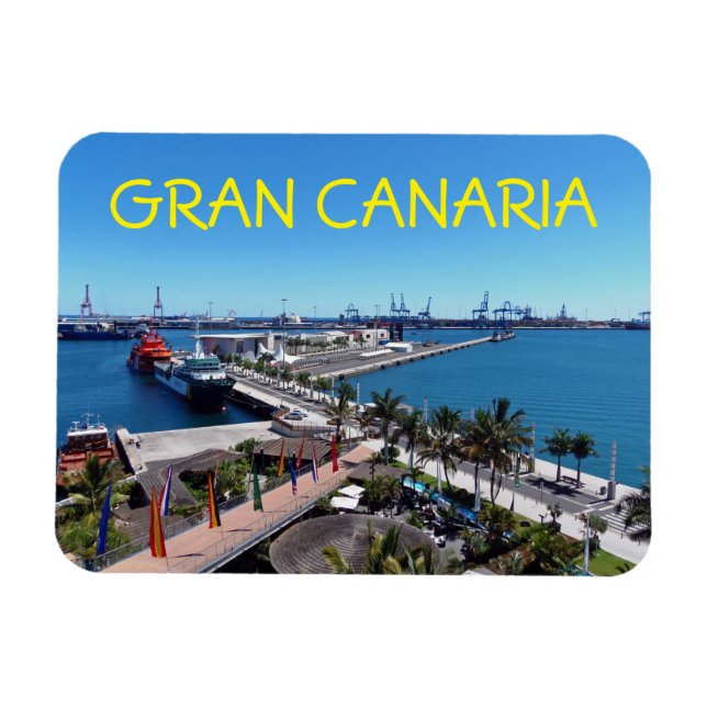 Las Palmas de Gran Canaria, kassettmagnet Magnet (Horisontell)