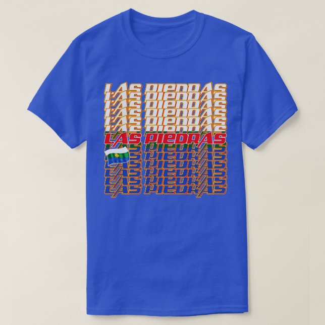 Las Piedras Cascade text 2 T Shirt (Design framsida)