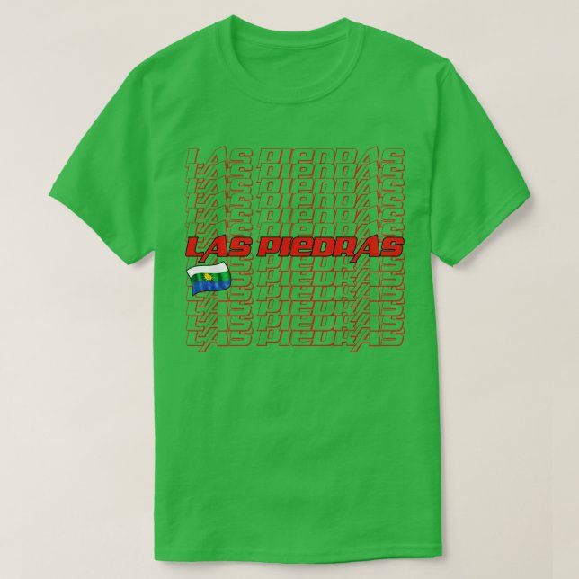 Las Piedras Cascade text T Shirt (Design framsida)