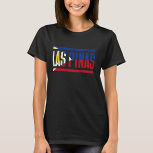 LAS PIÑAS PHILIPPINES MED DESS PROUD FILIPINO FLAG T SHIRT