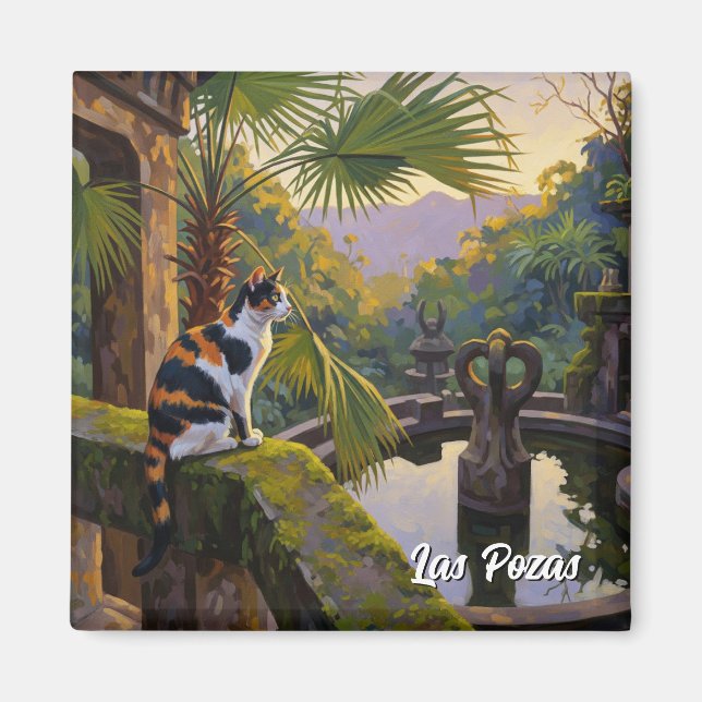 Las Pozas Mexico Travel Magnet (Framsidan)