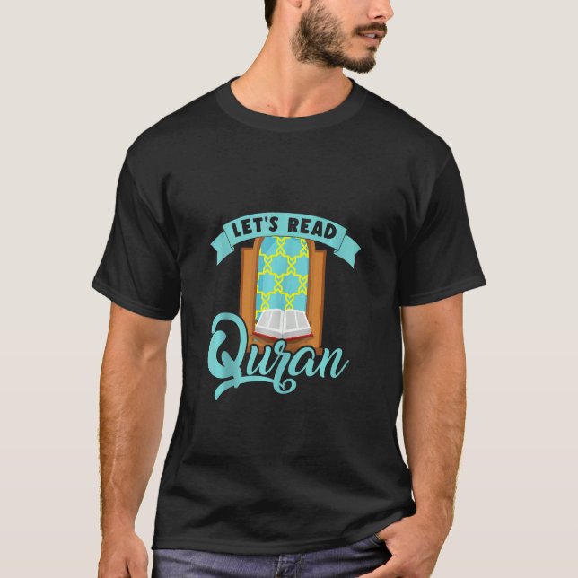 Läs Quran Muslim Islam Mosque Prayer Mat Rel T Shirt (Framsida)