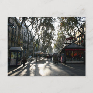 Las Ramblas, Barcelona, vykort