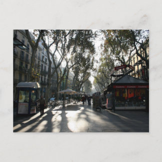 Las Ramblas, Barcelona, vykort