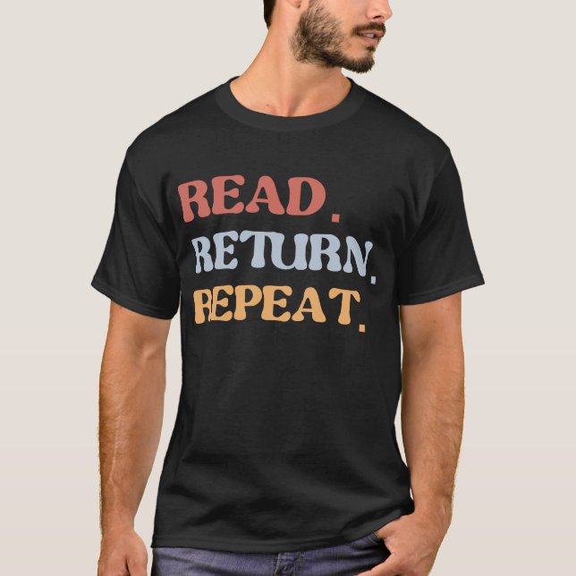 Läs returrepetering t shirt (Framsida)