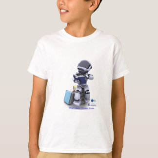 läs- robotbarn t-shirt