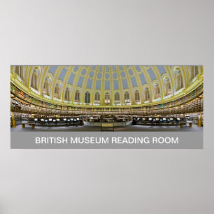 Läs- rum England för brittiskt museum UK FRÅN 8 Poster