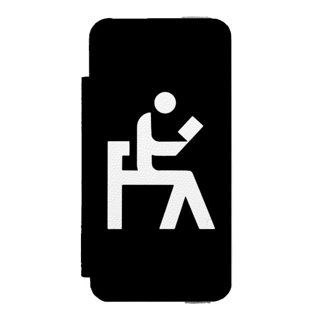 Läs- rum för bibliotek incipio iPhone wallet skal (Folio Framsidan)