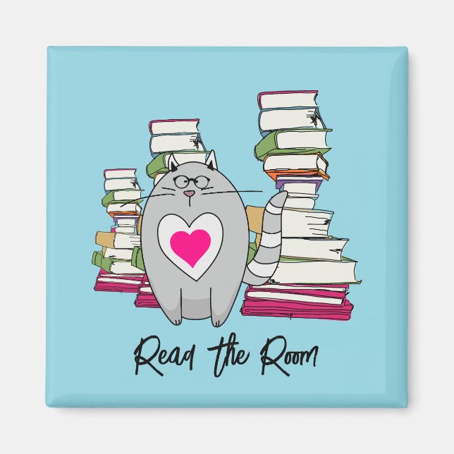 Läs rumskat magnet (Framsidan)