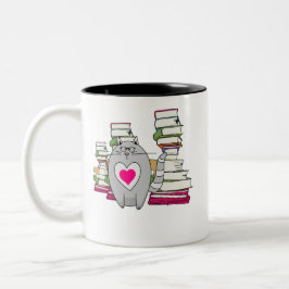 Läs rumskat Två-Tonad mugg