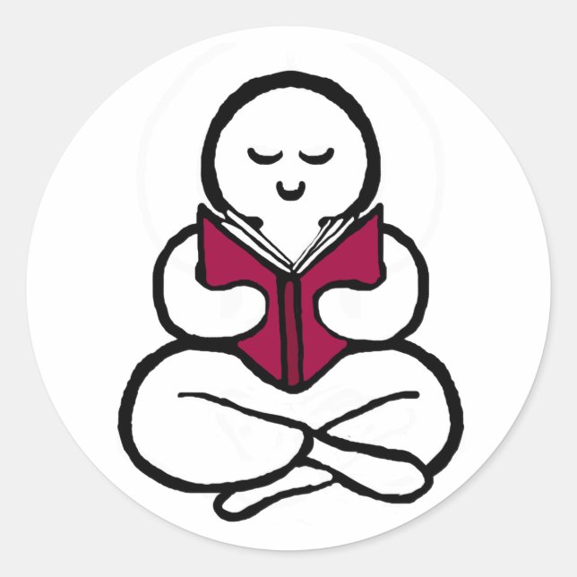 Läs Runt Klistermärke (Framsida)