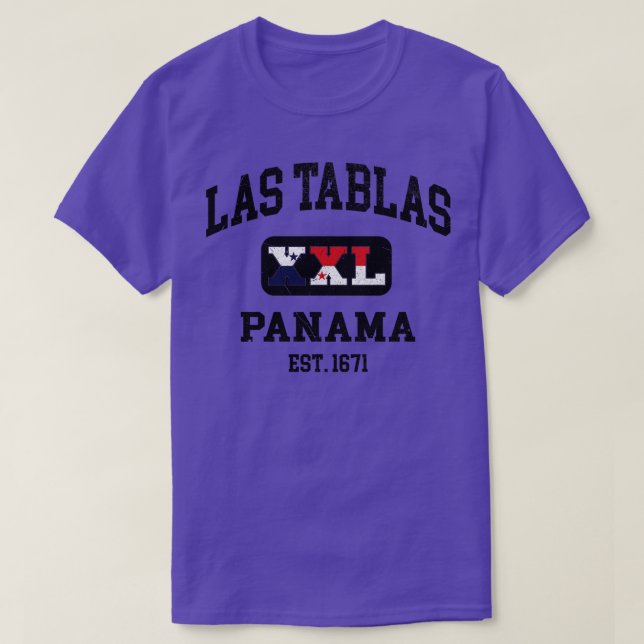 Las Tablas Panama XXL Athletic design T Shirt (Design framsida)