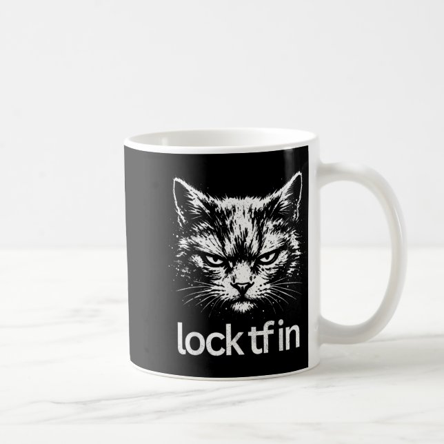 Lås tf i katt kaffemugg (Höger)