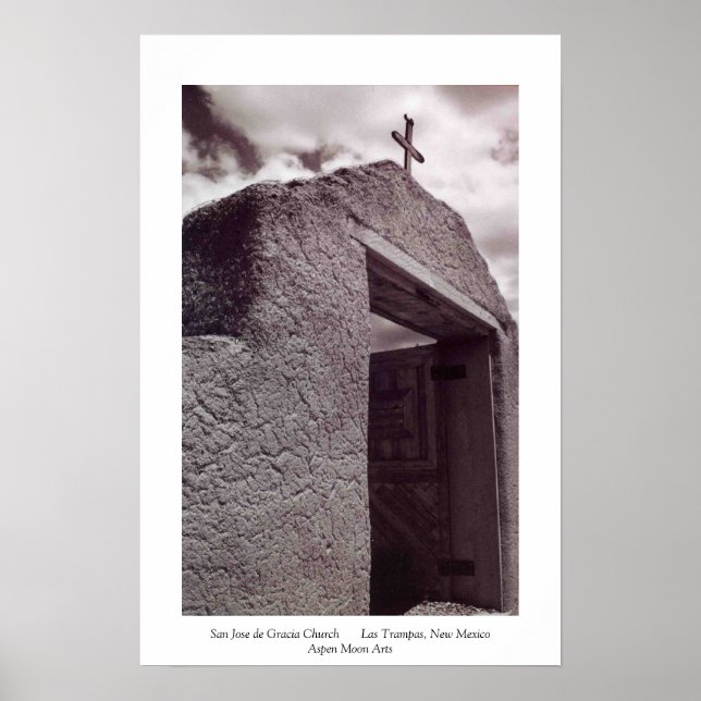 Las Trampas New mexico Church Poster (Framsidan)