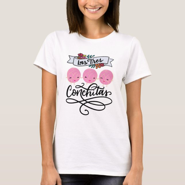 Las Tres Conchitas T Shirt (Framsida)