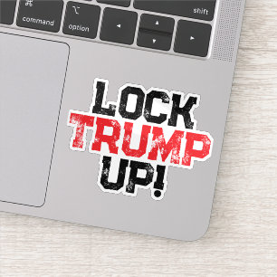 Lås Trump Upp Politisk Bärbar Dator Klistermärken
