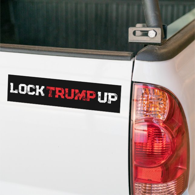 Lås Trump Upp Politisk Bildekal (På lastbil)