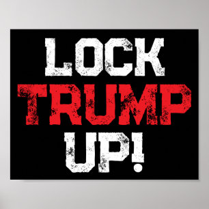 Lås Trump Upp Politisk Poster