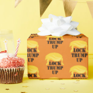 Lås trumpning uppåt Mönster Presentpapper