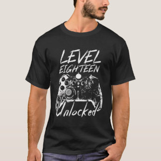 Lås upp 18-årsjubileum 18:e födelsedagen 18 år gam t shirt