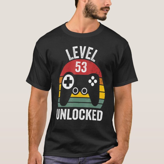 Lås upp 53:e födelsedagen Fantastisk T Shirt (Framsida)