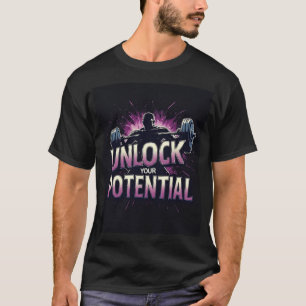 Lås Upp Din Potential: Modig Fitness T Shirt