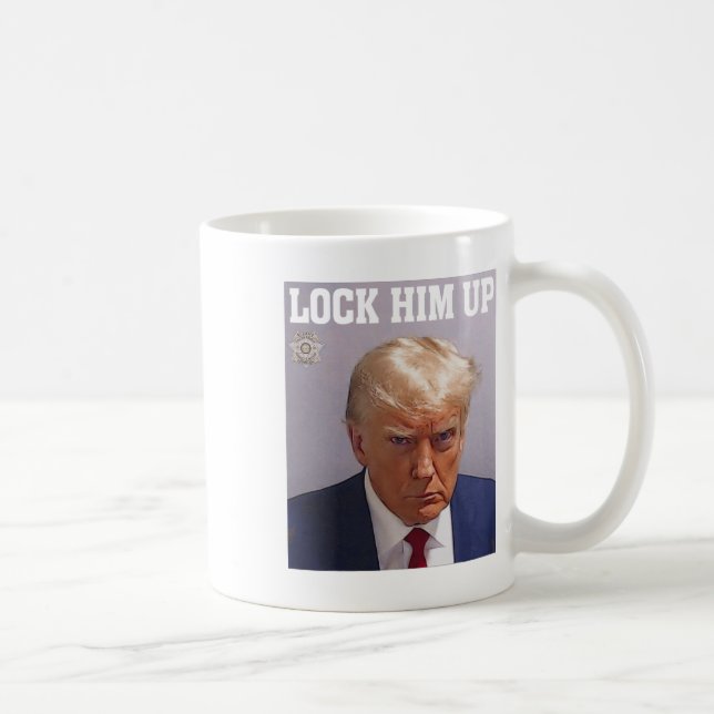 Lås upp Donald Trump Mugg Shot T S Anti Trump G (Höger)