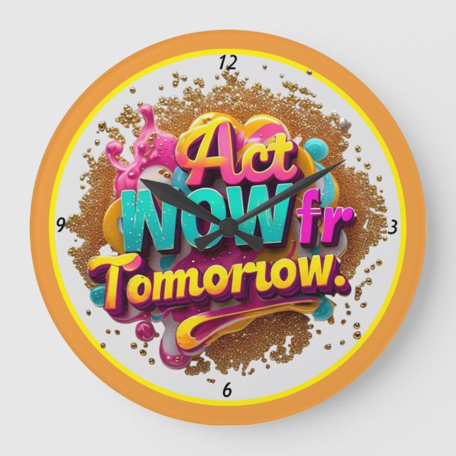 "Lås upp en ljus framtid" Stor Klocka (Framsida)