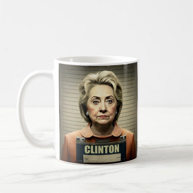 Lås upp henne! - Hillary Clinton Kaffemugg (Vänster)