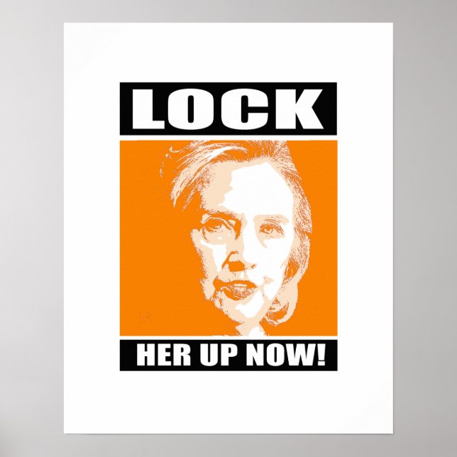 Lås upp henne nu - Anti-Hillary - Poster (Framsidan)