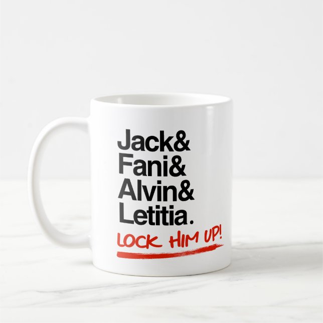Lås upp honom: Jack och Fani och Alvin och Letitia Kaffemugg (Vänster)