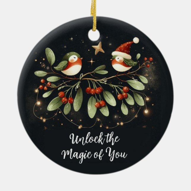 Lås upp Magic of You Julgransprydnad Keramik (Baksidan)