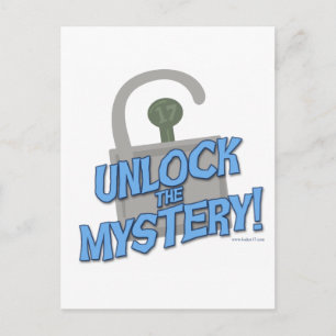 Lås upp mysteriet! vykort