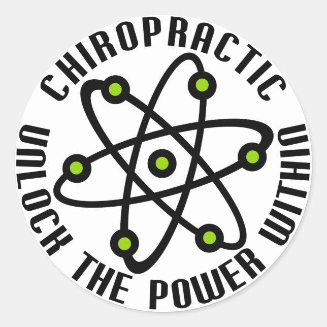 Lås upp strömmen inom runt klistermärke (Framsida)