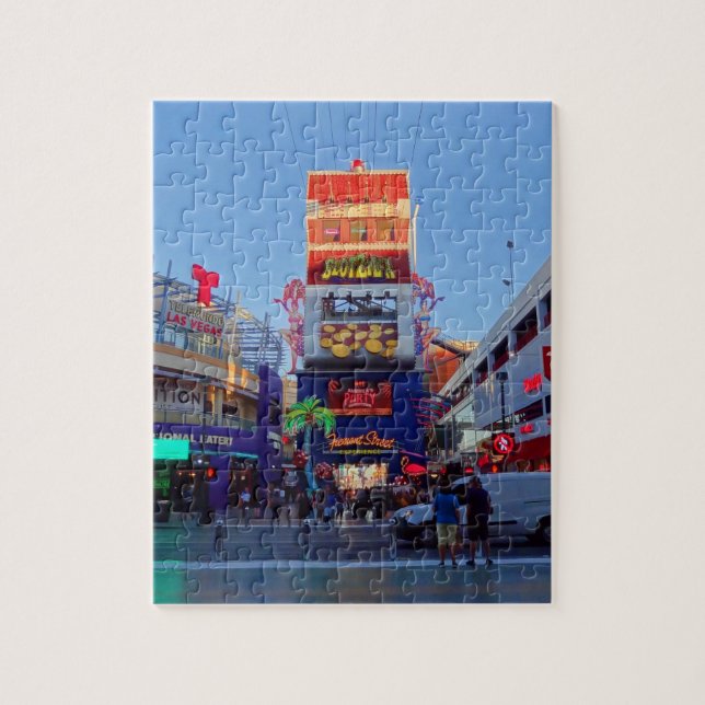 Las Vegas #2 Jigszle Puzzle Pussel (Vertikal)