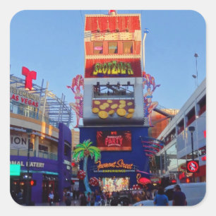 Las Vegas #2 Stickers Fyrkantigt Klistermärke