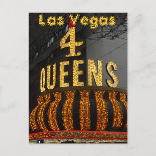 Las Vegas 4 Queens Vykort