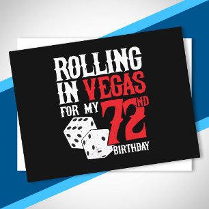 Las Vegas 72-årsfest - Rullar i Vegas Vykort