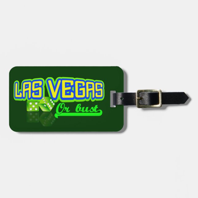 Las Vegas-anpassningsbar-bagagetagg Bagagebricka (Horisontell Framsida)